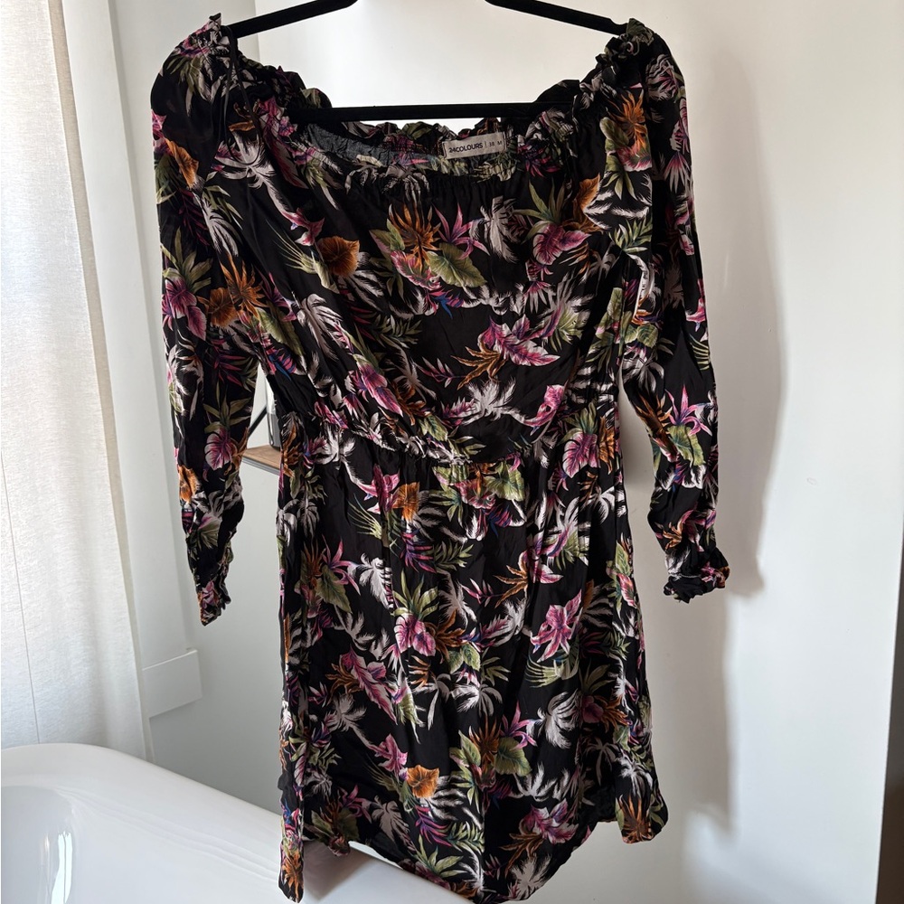 Floral Off-Shoulder Dress